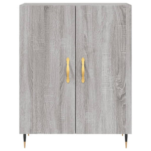 Credenza Grigio Sonoma 69,5x34x180 cm in Legno Multistrato 3198199