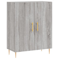 Credenza Grigio Sonoma 69,5x34x180 cm in Legno Multistrato 3198207