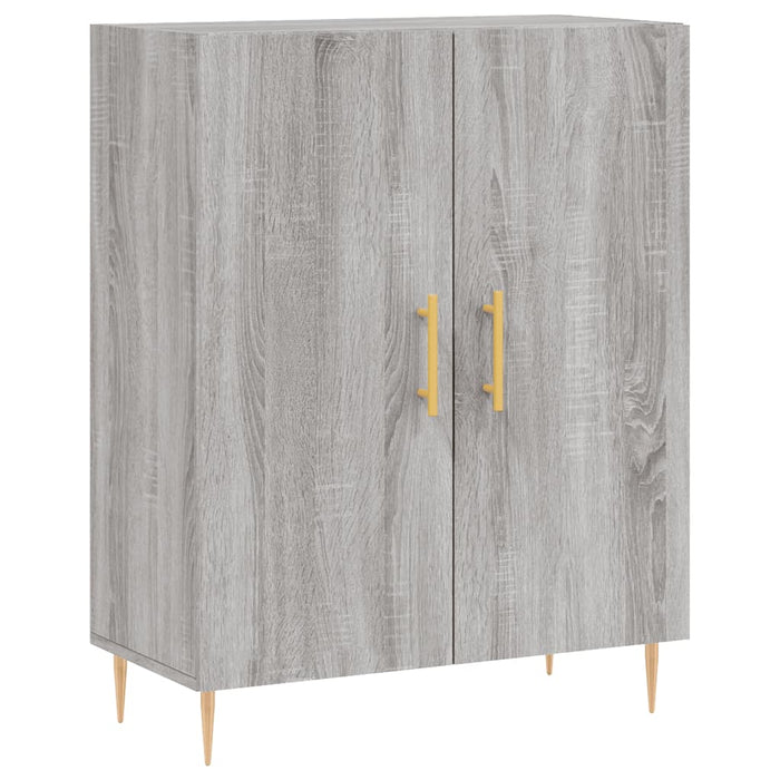 Credenza Grigio Sonoma 69,5x34x180 cm in Legno Multistrato 3198207