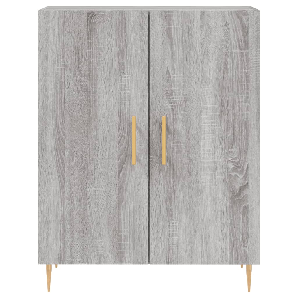 Credenza Grigio Sonoma 69,5x34x180 cm in Legno Multistrato 3198207