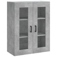 Credenza Grigio Cemento 69,5x34x180 cm in Legno Multistrato 3198213