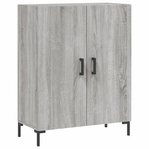 Credenza Grigio Sonoma 69,5x34x180 cm in Legno Multistrato 3198215
