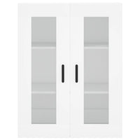 Credenza Bianca 69,5x34x180 cm in Legno Multistrato 3198217