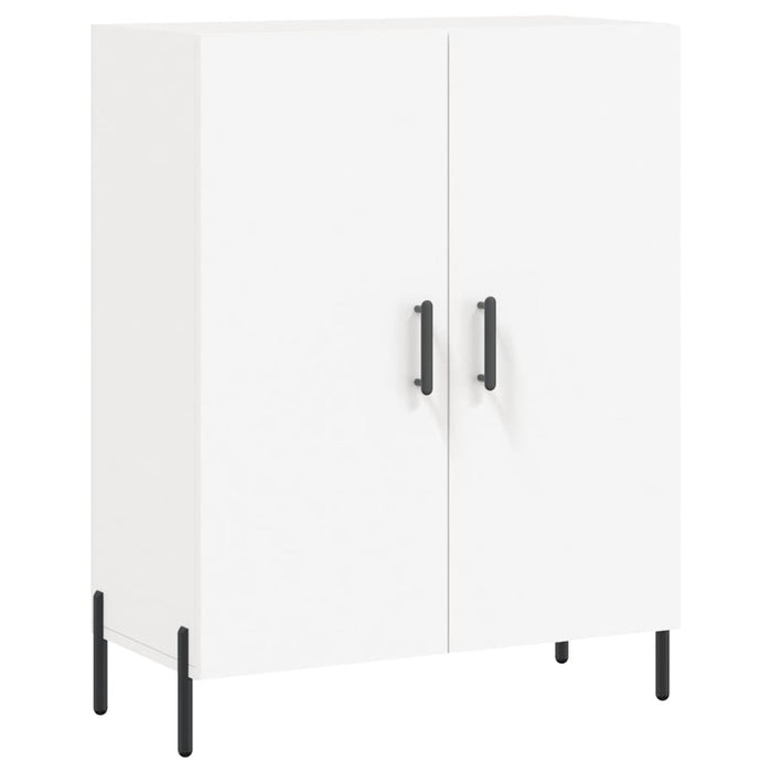 Credenza cassettiera mobile contenitore organizer cucina soggiorno salotto alto 695 x 34 x 180 cm legno ingegnerizzato bianco 02_0032636
