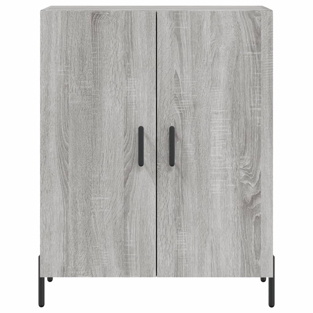 Credenza Grigio Sonoma 69,5x34x180 cm in Legno Multistrato 3198223