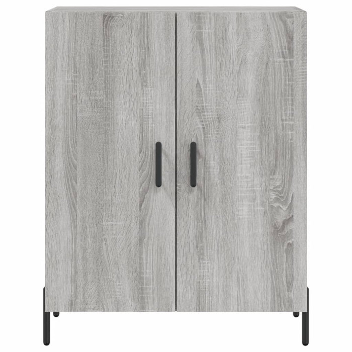 Credenza Grigio Sonoma 69,5x34x180 cm in Legno Multistrato 3198223