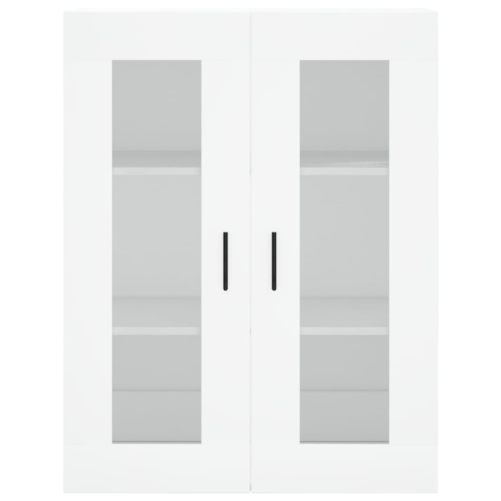 Credenza cassettiera mobile contenitore organizer cucina soggiorno salotto alto 695 x 34 x 180 cm legno ingegnerizzato bianco 02_0032697