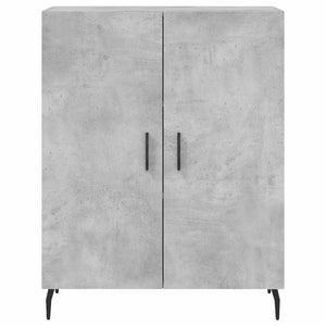 Credenza cassettiera mobile contenitore organizer cucina soggiorno salotto alto 695 x 34 x 180 cm legno ingegnerizzato grigio 02_0034578