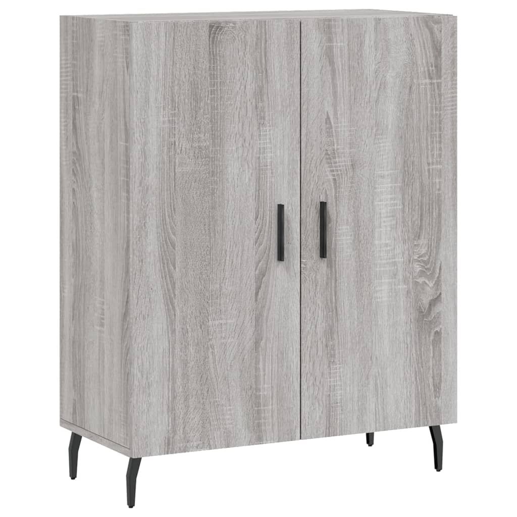 Credenza Grigio Sonoma 69,5x34x180 cm in Legno Multistrato 3198231