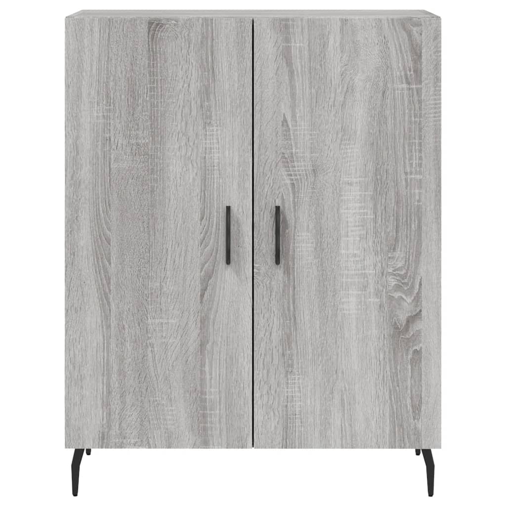 Credenza Grigio Sonoma 69,5x34x180 cm in Legno Multistrato 3198231