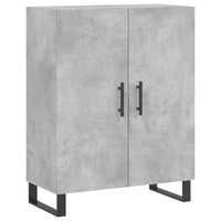 Credenza-Buffet-Armadio da cucina Grigio Cemento 69,5x34x180 cm in Legno Multistrato 489705