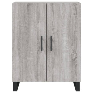 Credenza Grigio Sonoma 69,5x34x180 cm in Legno Multistrato