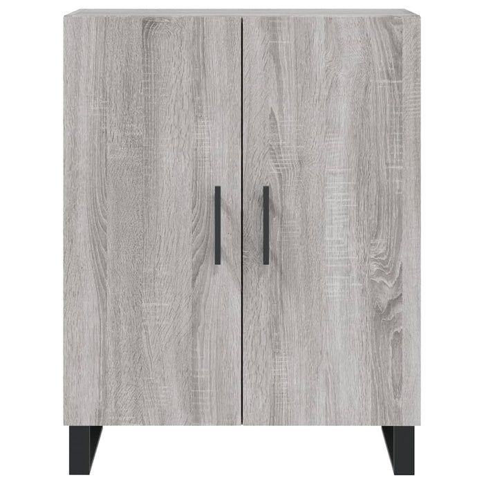 Credenza Grigio Sonoma 69,5x34x180 cm in Legno Multistrato