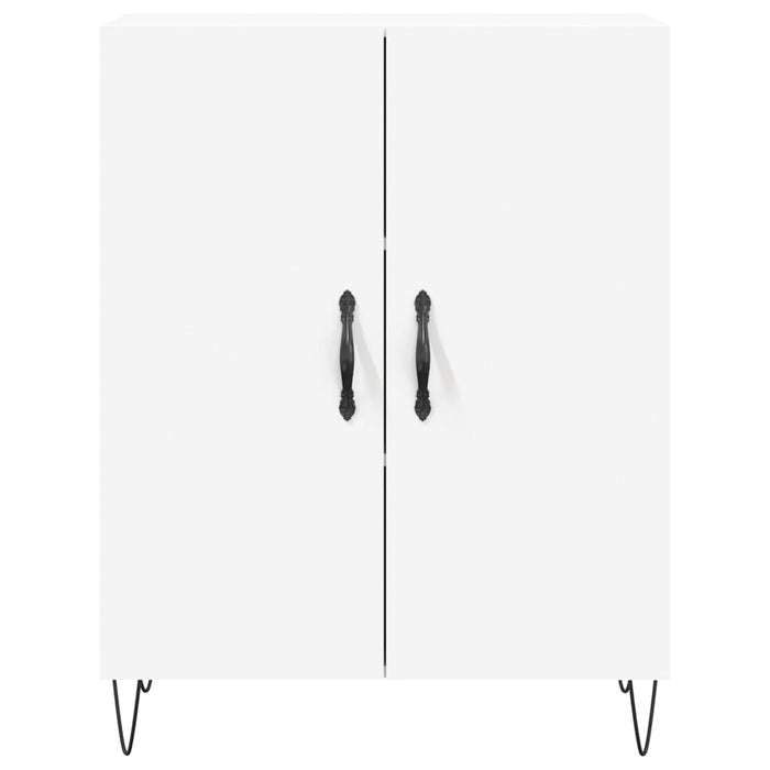 Credenza Bianca 69,5x34x180 cm in Legno Multistrato 3198241