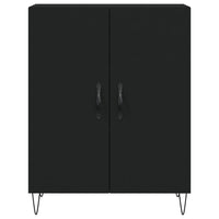 Credenza Nera 69,5x34x180 cm in Legno Multistrato 3198242