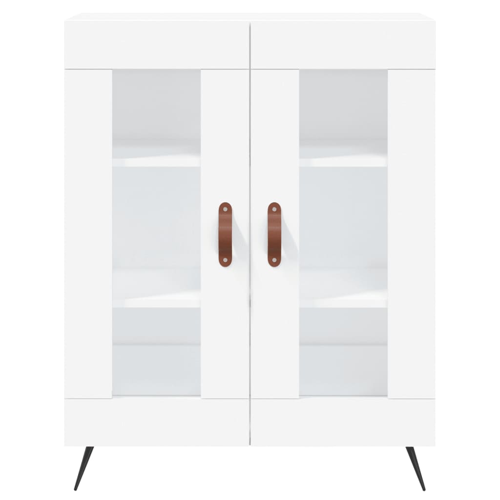 Credenza Bianca 69,5x34x180 cm in Legno Multistrato 3198249