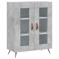 Credenza Grigio Cemento 69,5x34x180 cm in Legno Multistrato 3198253
