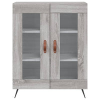 Credenza Grigio Sonoma 69,5x34x180 cm in Legno Multistrato 3198255