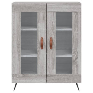 Credenza Grigio Sonoma 69,5x34x180 cm in Legno Multistrato 3198255