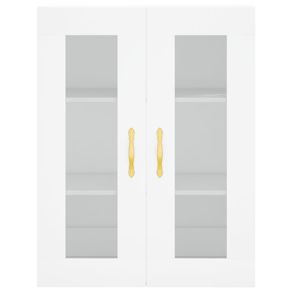 Credenza Bianca 69,5x34x180 cm in Legno Multistrato 3198257