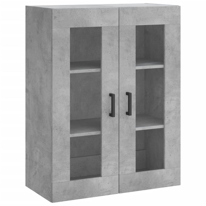 Credenza Grigio Cemento 69,5x34x180 cm in Legno Multistrato 3198277