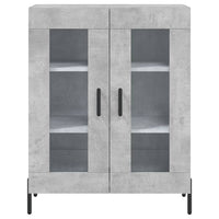 Credenza cassettiera mobile contenitore organizer cucina soggiorno salotto alto 695 x 34 x 180 cm legno ingegnerizzato grigio 02_0034697