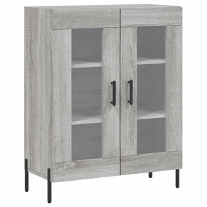 Credenza Grigio Sonoma 69,5x34x180 cm in Legno Multistrato 3198287