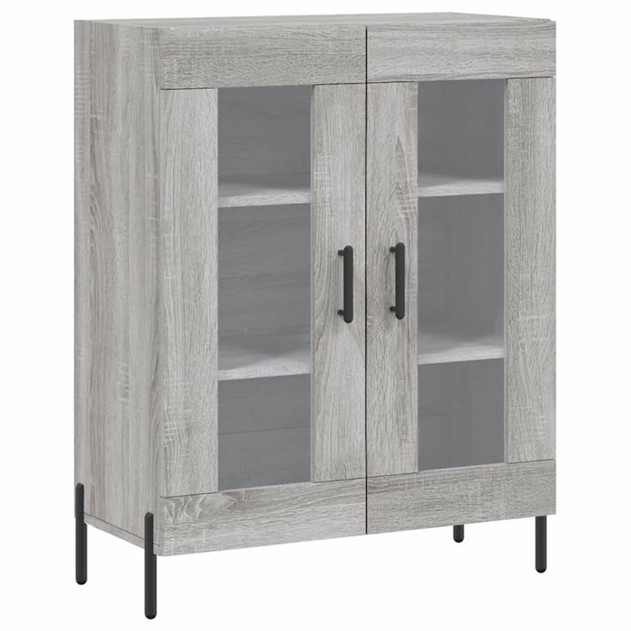 Credenza Grigio Sonoma 69,5x34x180 cm in Legno Multistrato 3198287