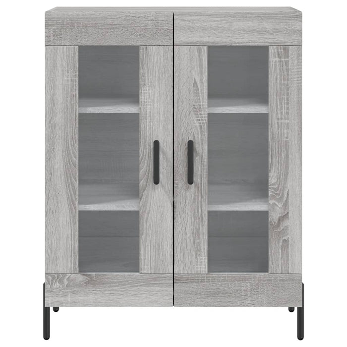 Credenza Grigio Sonoma 69,5x34x180 cm in Legno Multistrato 3198287