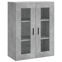 Credenza Grigio Cemento 69,5x34x180 cm in Legno Multistrato 3198293