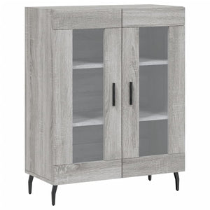 Credenza Grigio Sonoma 69,5x34x180 cm in Legno Multistrato 3198295