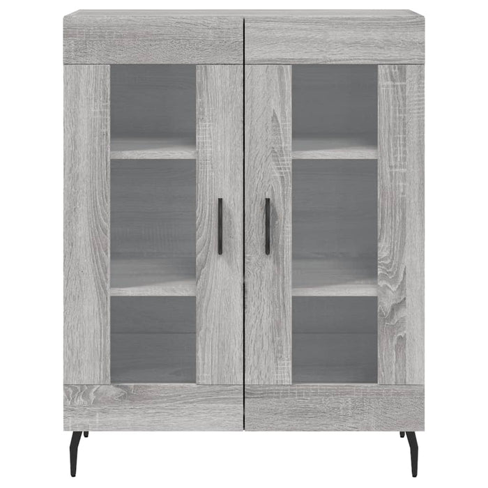 Credenza Grigio Sonoma 69,5x34x180 cm in Legno Multistrato 3198295