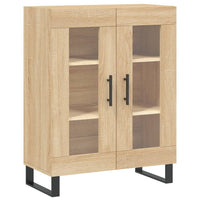Credenza-Buffet-Armadio da cucina Rovere Sonoma 69,5x34x180 cm in Legno Multistrato 285678