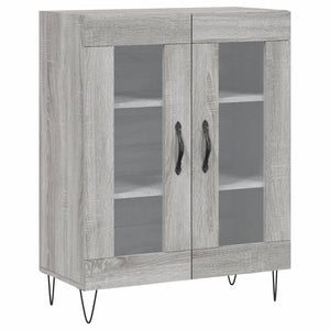 Credenza Grigio Sonoma 69,5x34x180 cm in Legno Multistrato 3198311