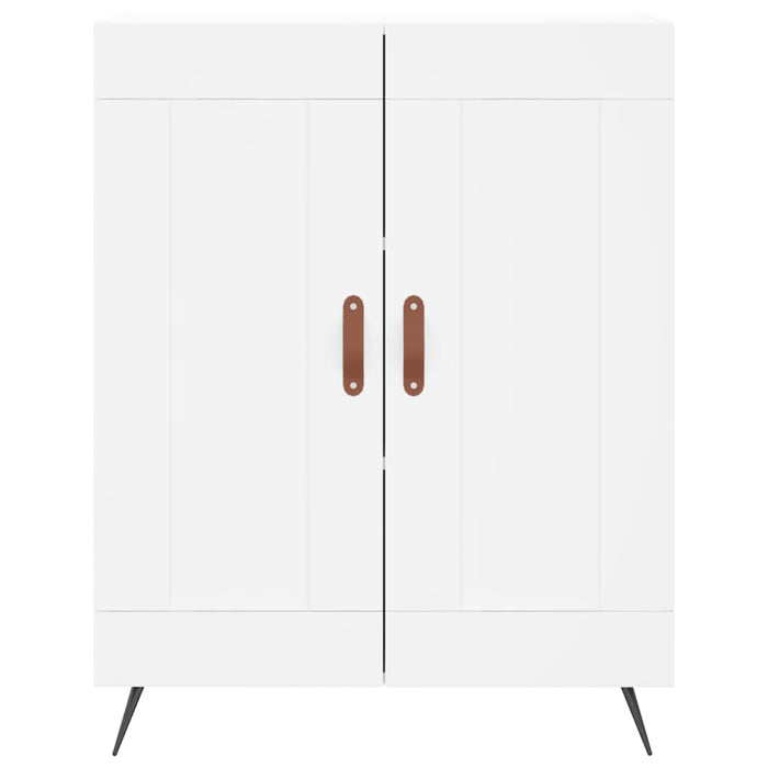 Credenza Bianca 69,5x34x180 cm in Legno Multistrato 3198313