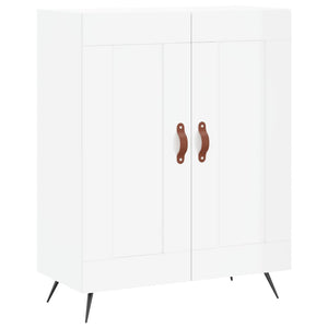 Credenza Bianco Lucido 69,5x34x180 cm in Legno Multistrato 3198315