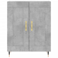 Credenza Grigio Cemento 69,5x34x180 cm in Legno Multistrato 3198325