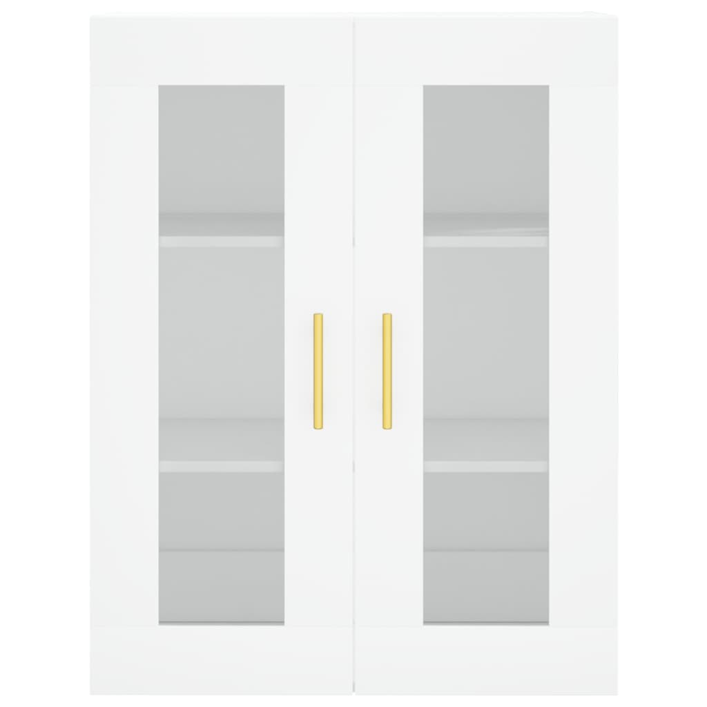 Credenza Bianca 69,5x34x180 cm in Legno Multistrato 3198329