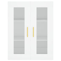 Credenza Bianca 69,5x34x180 cm in Legno Multistrato 3198329