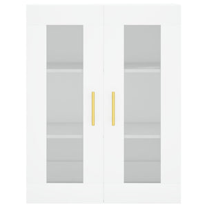 Credenza Bianca 69,5x34x180 cm in Legno Multistrato 3198329