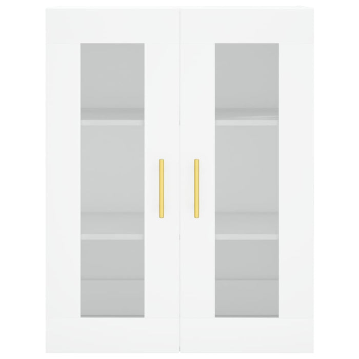 Credenza Bianca 69,5x34x180 cm in Legno Multistrato 3198329