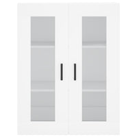 Credenza Bianca 69,5x34x180 cm in Legno Multistrato 3198337