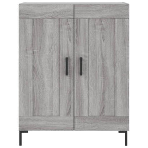 vidaXL Credenza Grigio Sonoma 69,5x34x180 cm in Legno Multistrato