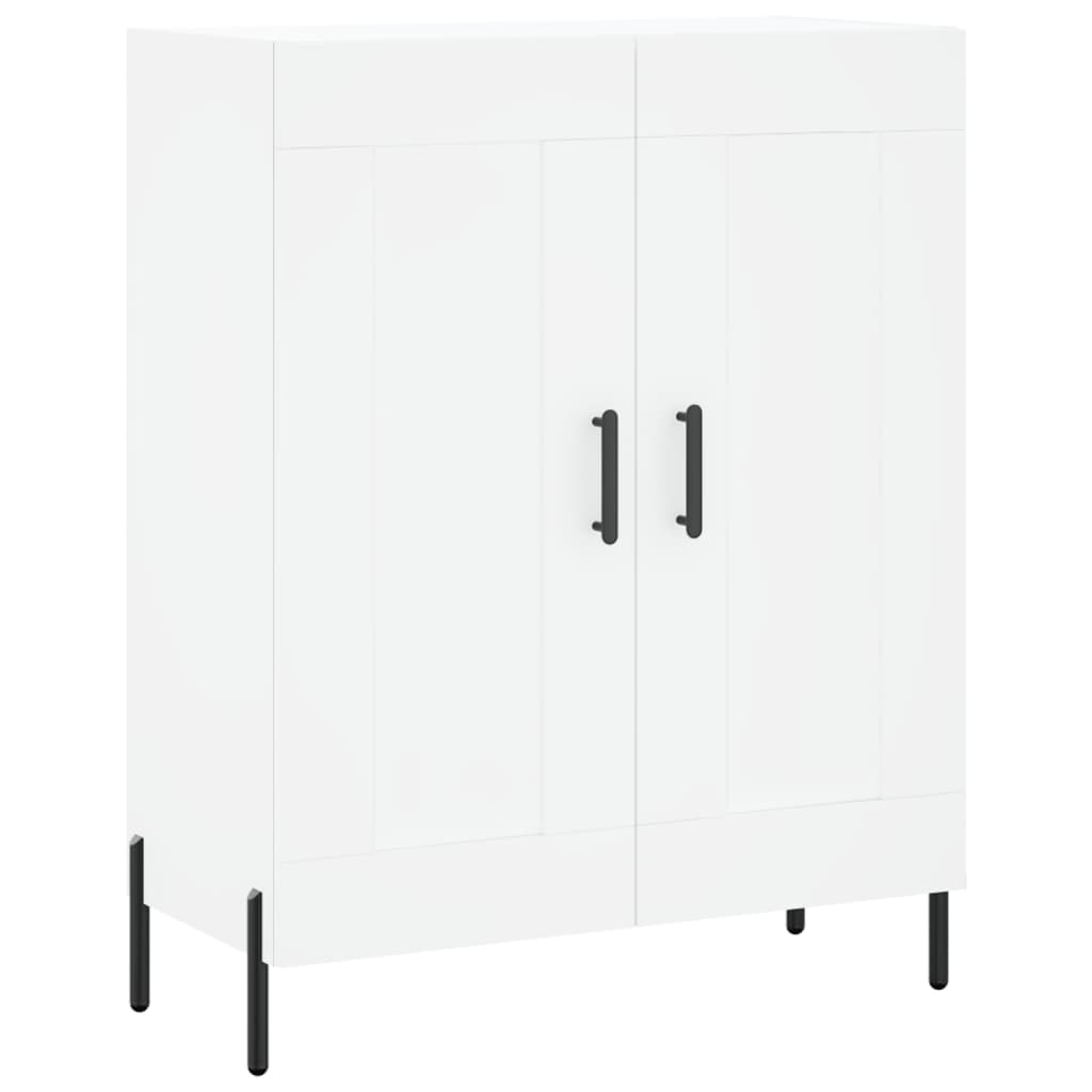Credenza Bianca 69,5x34x180 cm in Legno Multistrato 3198345