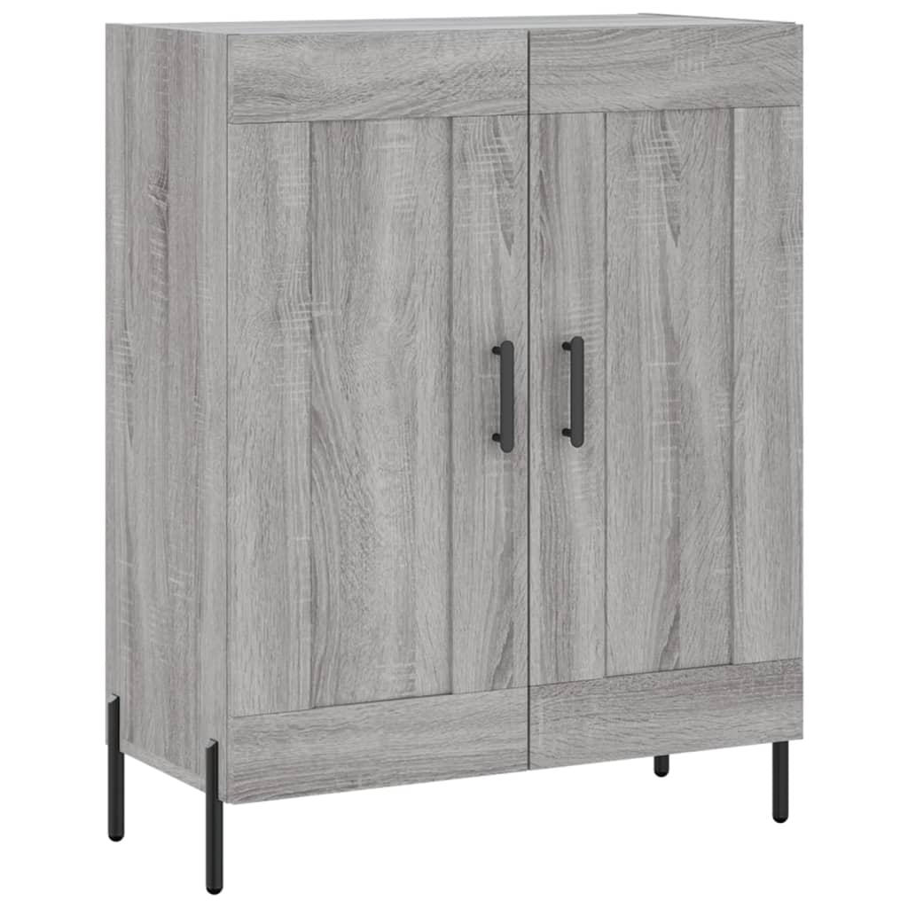 vidaXL Credenza Grigio Sonoma 69,5x34x180 cm in Legno Multistrato