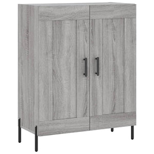 vidaXL Credenza Grigio Sonoma 69,5x34x180 cm in Legno Multistrato