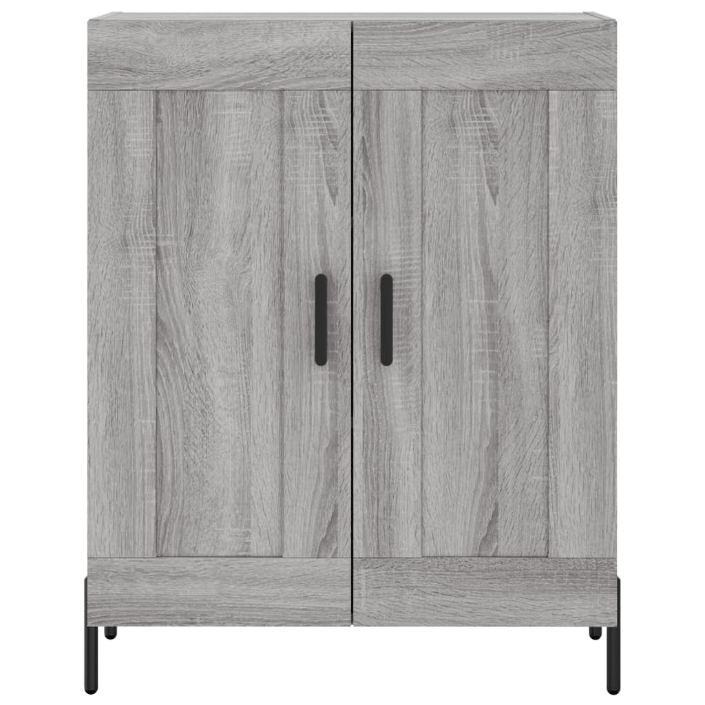 vidaXL Credenza Grigio Sonoma 69,5x34x180 cm in Legno Multistrato