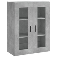 Credenza cassettiera mobile contenitore organizer cucina soggiorno salotto alto 695 x 34 x 180 cm legno ingegnerizzato grigio 02_0034640