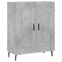 Credenza cassettiera mobile contenitore organizer cucina soggiorno salotto alto 695 x 34 x 180 cm legno ingegnerizzato grigio 02_0034640