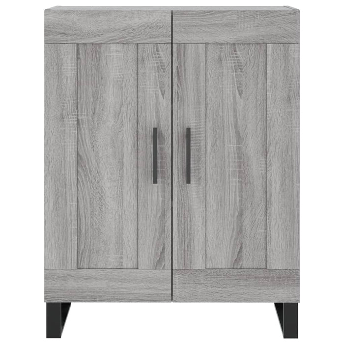 vidaXL Credenza Grigio Sonoma 69,5x34x180 cm in Legno Multistrato
